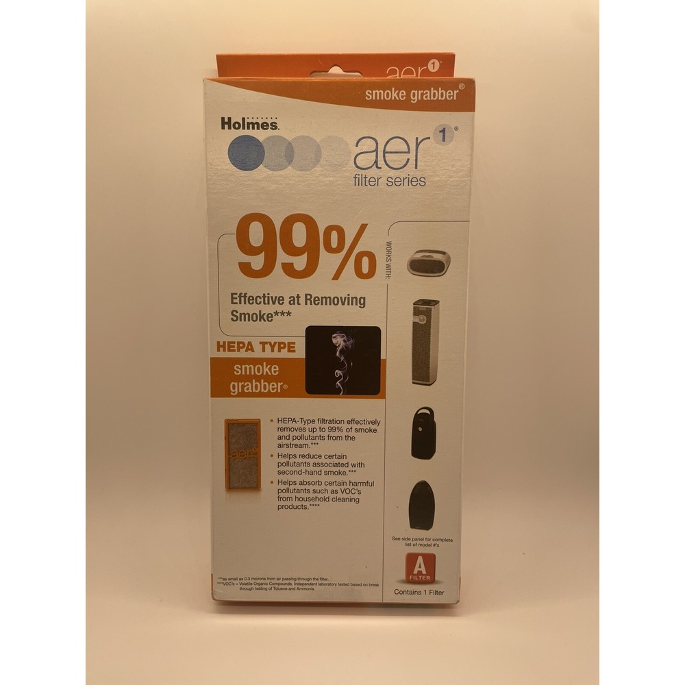 Genuine‎ Holmes AER1 Smoke Grabber HEPA Type A Filter HAPF30AS New Sealed